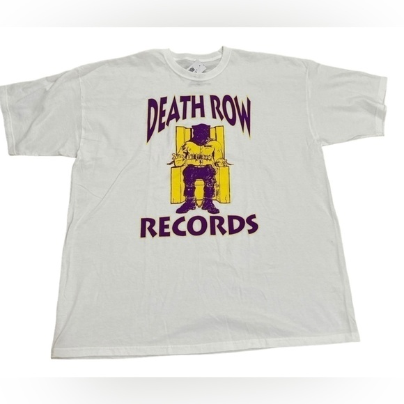 NWT Death Row Records Colorful Core Chair Logo Tee - Picture 1 of 3